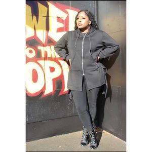 Black Hooded Jacket